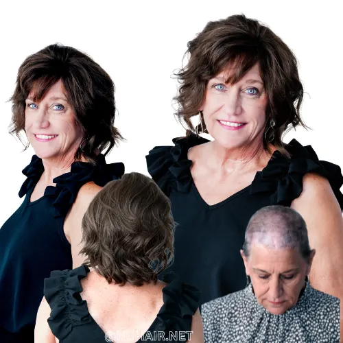 Barbara — human hair wig result, Nu Hair of Texas