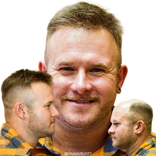 Bill — men's hair system result, Nu Hair of Texas